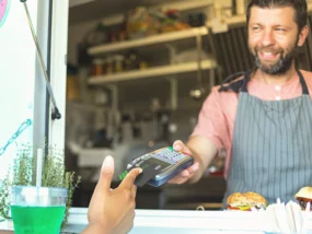 Paying with a Tap and Go card|