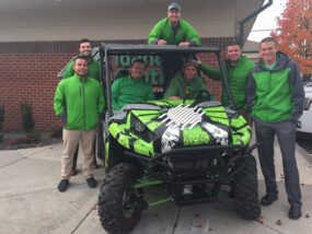 ICCU gives away a custom Kawasaki Teryx to a lucky winner in Caldwell