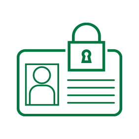 A visual icon for Identity Theft Services, a Central Plus Checking benefit.