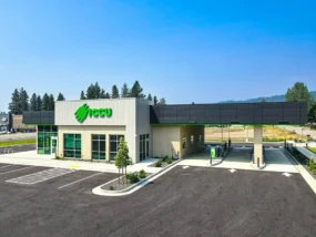 The new ICCU Rathdrum Branch in North Idaho.