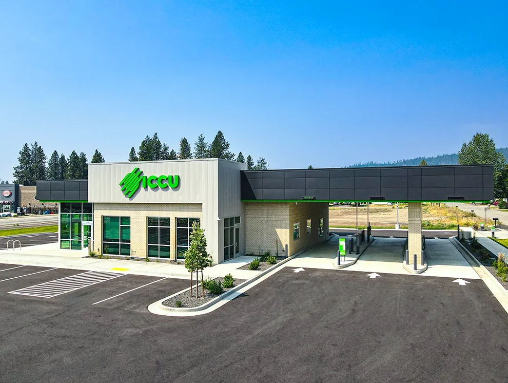 The new ICCU Rathdrum Branch in North Idaho.
