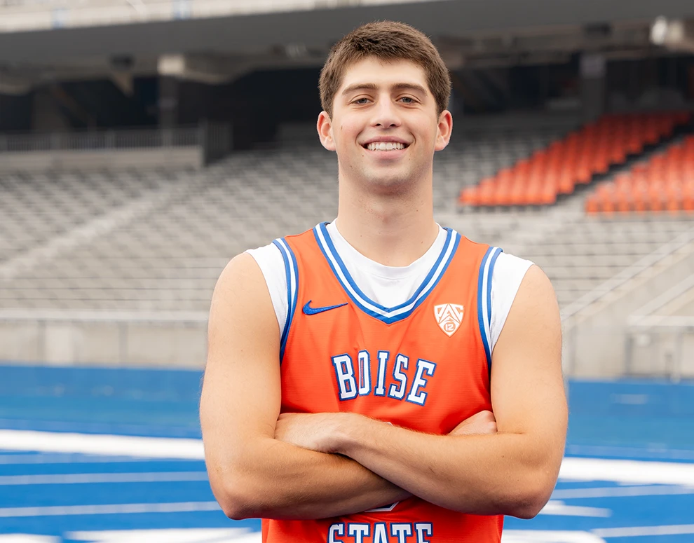 Pearson "Peanut" Carmichael, Boise State men's basketball athlete.