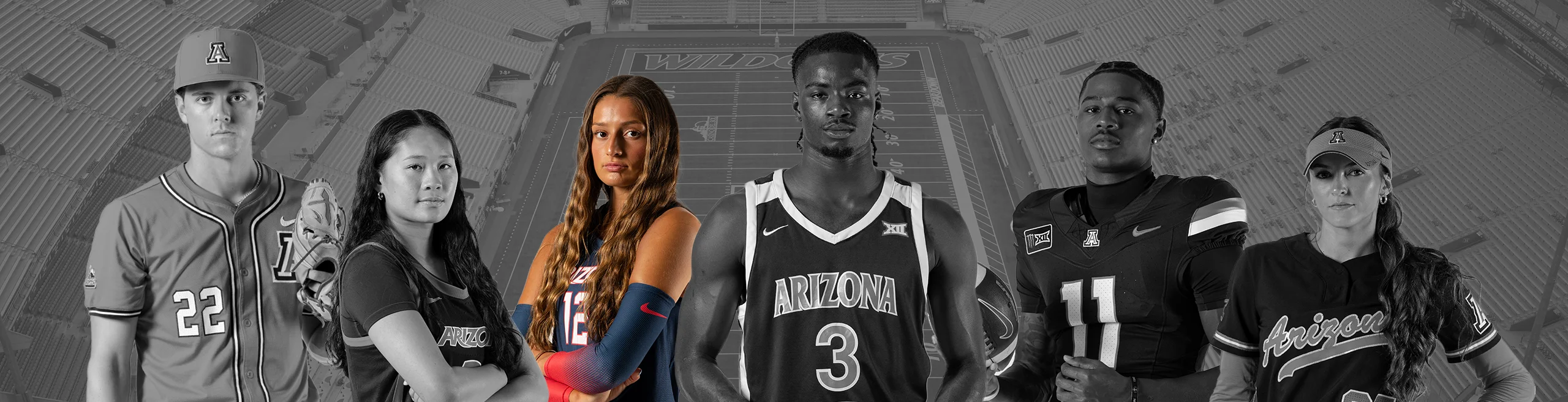University of Arizona athletes. Focus on Carlie Cisneros, University of Arizona volleyball athlete.